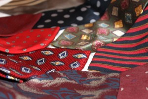 I have lots of high fashion ties available for this Tie Club!  (Well, OK, Daddy does...)